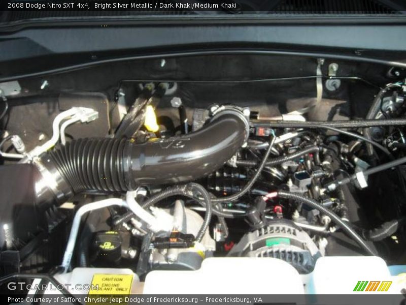 Bright Silver Metallic / Dark Khaki/Medium Khaki 2008 Dodge Nitro SXT 4x4