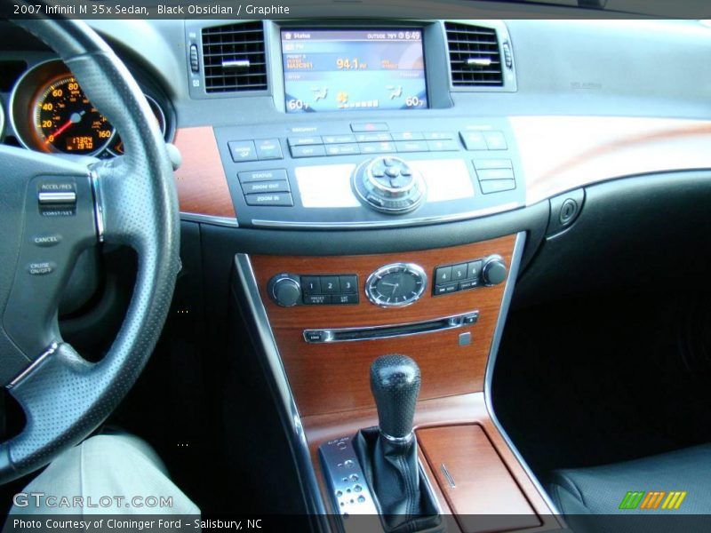 Black Obsidian / Graphite 2007 Infiniti M 35x Sedan