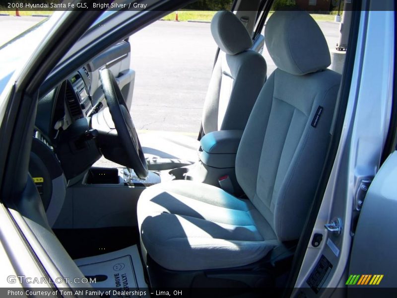 Bright Silver / Gray 2008 Hyundai Santa Fe GLS