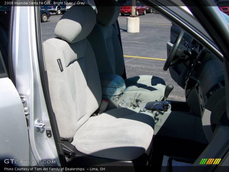 Bright Silver / Gray 2008 Hyundai Santa Fe GLS