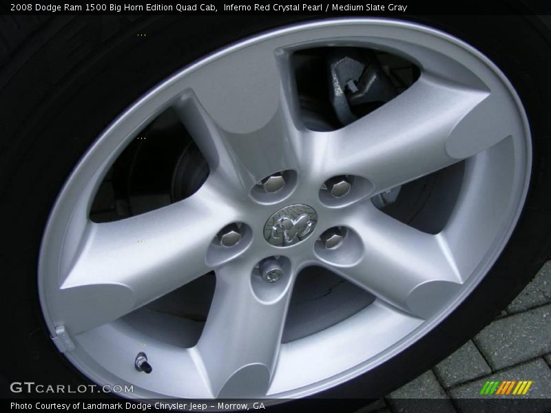 Inferno Red Crystal Pearl / Medium Slate Gray 2008 Dodge Ram 1500 Big Horn Edition Quad Cab