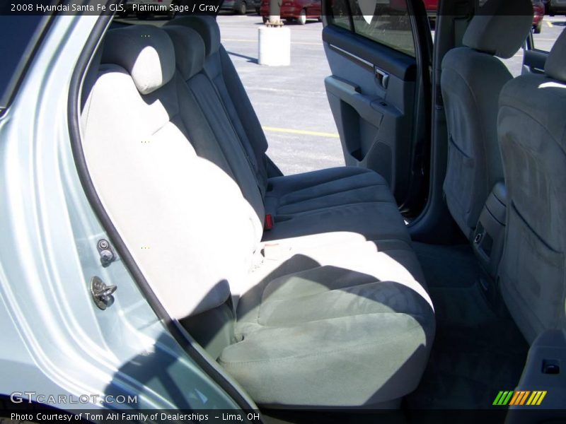 Platinum Sage / Gray 2008 Hyundai Santa Fe GLS
