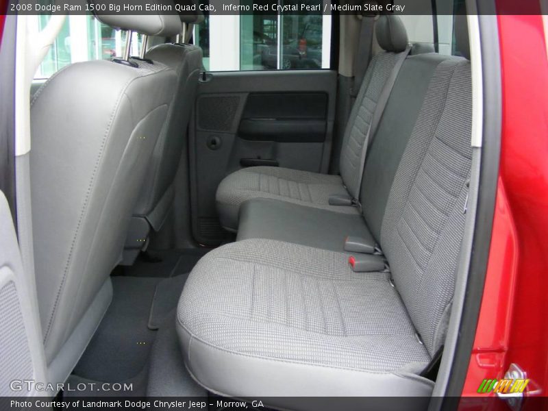Inferno Red Crystal Pearl / Medium Slate Gray 2008 Dodge Ram 1500 Big Horn Edition Quad Cab