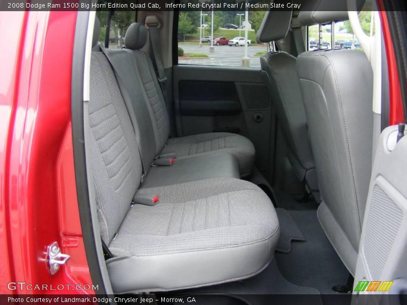 Inferno Red Crystal Pearl / Medium Slate Gray 2008 Dodge Ram 1500 Big Horn Edition Quad Cab