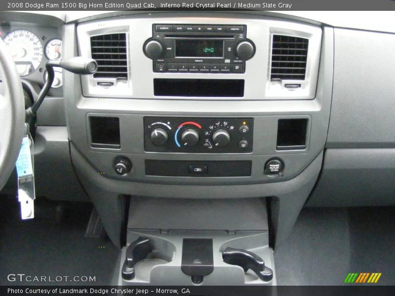 Inferno Red Crystal Pearl / Medium Slate Gray 2008 Dodge Ram 1500 Big Horn Edition Quad Cab