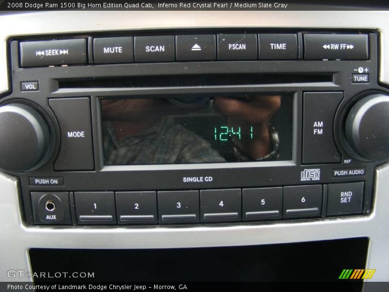 Inferno Red Crystal Pearl / Medium Slate Gray 2008 Dodge Ram 1500 Big Horn Edition Quad Cab