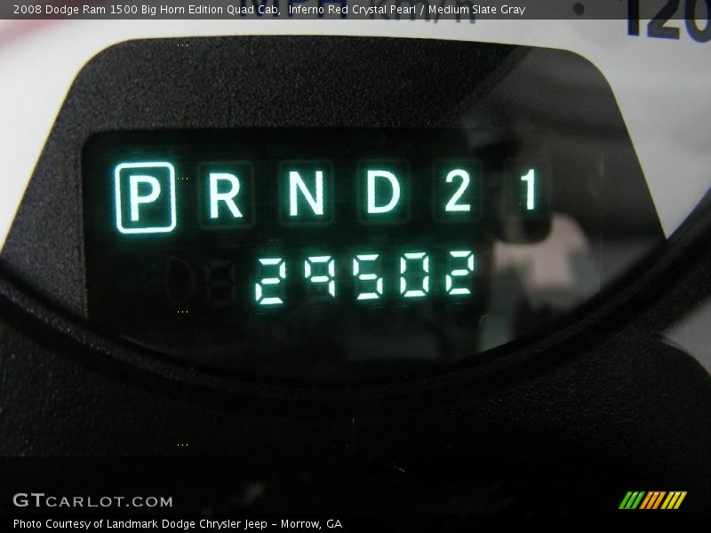 Inferno Red Crystal Pearl / Medium Slate Gray 2008 Dodge Ram 1500 Big Horn Edition Quad Cab