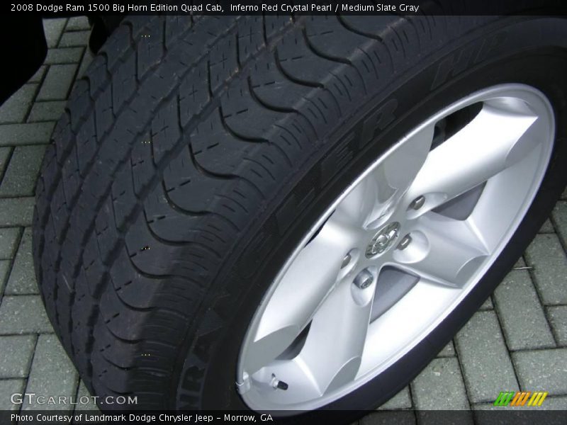 Inferno Red Crystal Pearl / Medium Slate Gray 2008 Dodge Ram 1500 Big Horn Edition Quad Cab