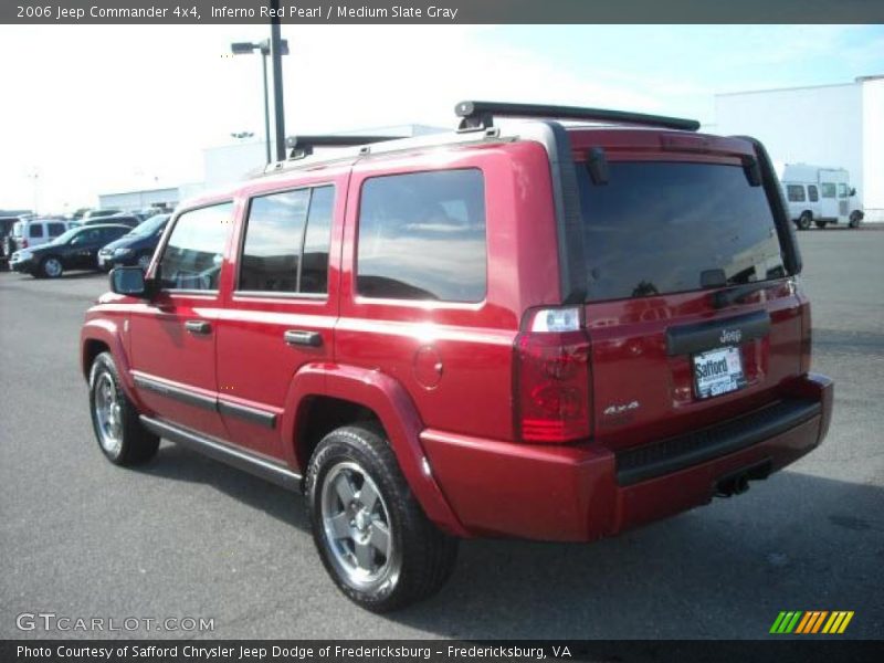Inferno Red Pearl / Medium Slate Gray 2006 Jeep Commander 4x4