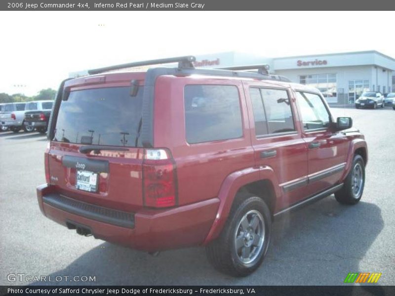 Inferno Red Pearl / Medium Slate Gray 2006 Jeep Commander 4x4