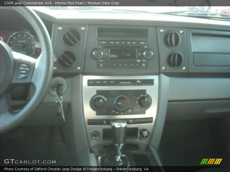 Inferno Red Pearl / Medium Slate Gray 2006 Jeep Commander 4x4