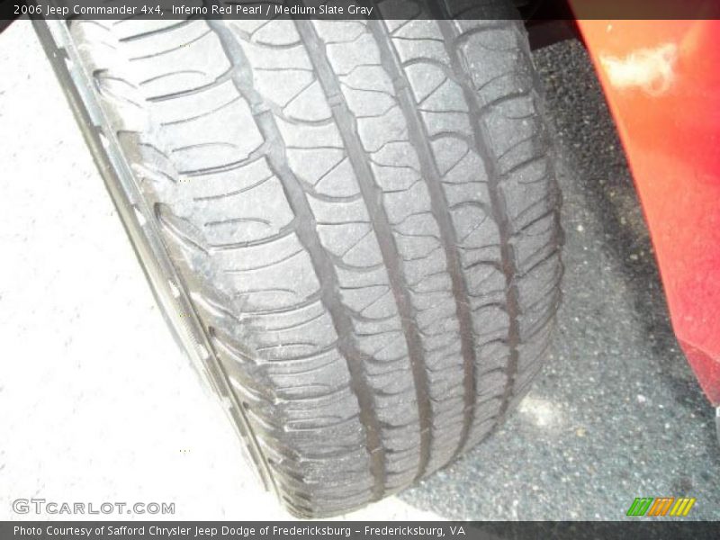 Inferno Red Pearl / Medium Slate Gray 2006 Jeep Commander 4x4