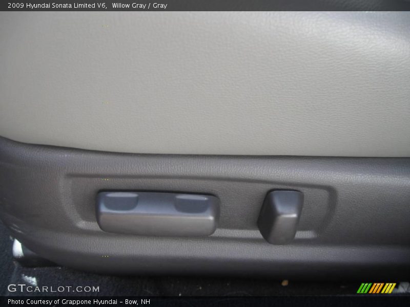 Willow Gray / Gray 2009 Hyundai Sonata Limited V6