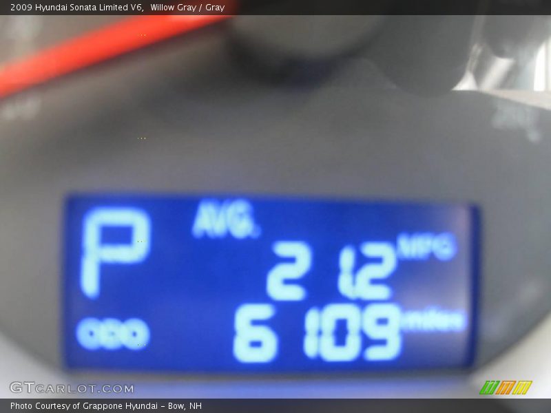 Willow Gray / Gray 2009 Hyundai Sonata Limited V6