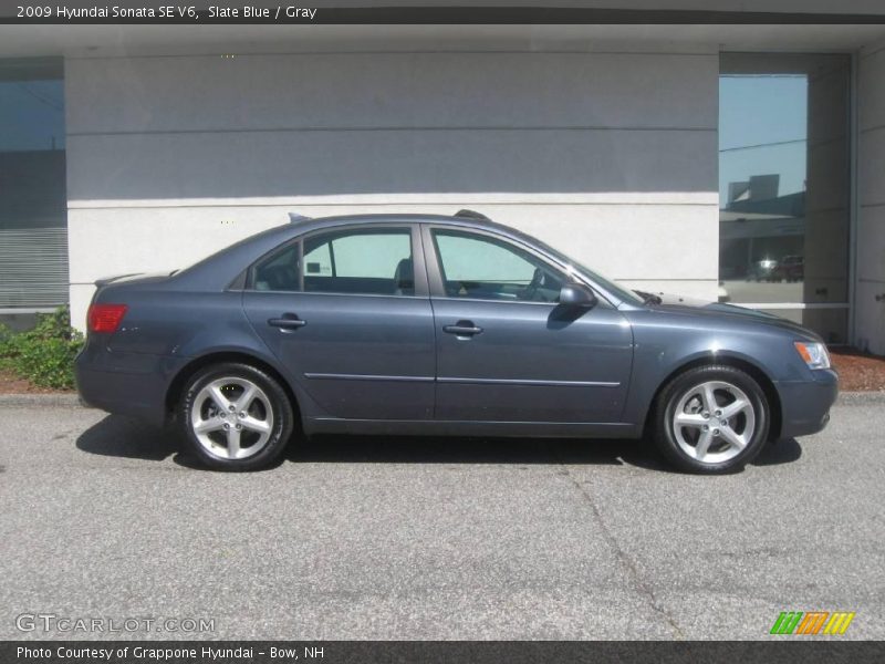 Slate Blue / Gray 2009 Hyundai Sonata SE V6
