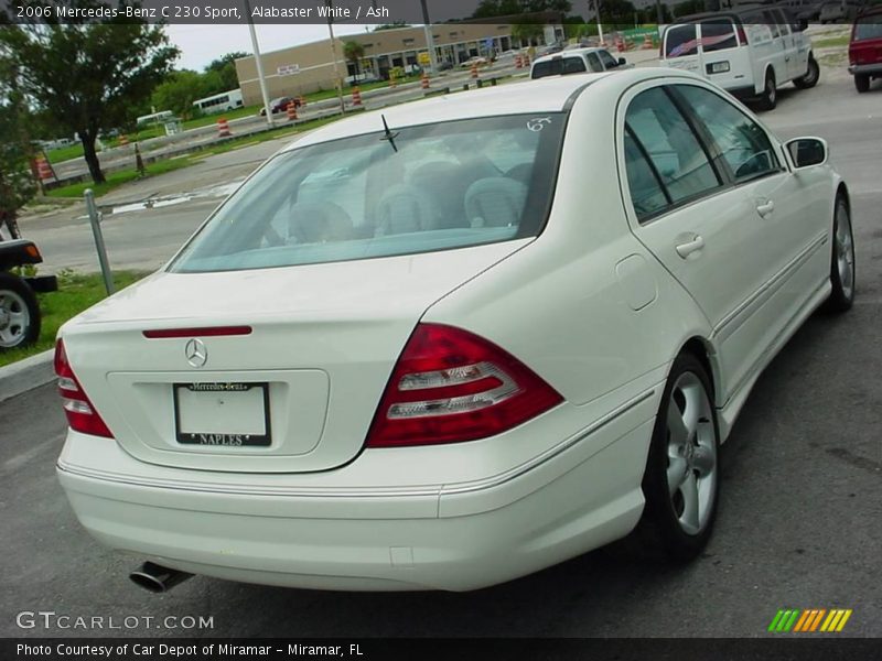 Alabaster White / Ash 2006 Mercedes-Benz C 230 Sport