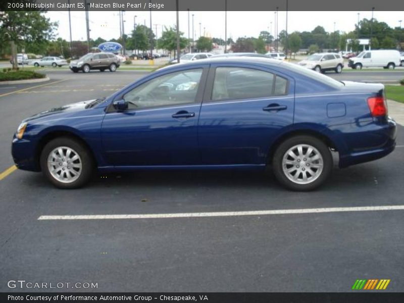 Maizen Blue Pearl / Beige 2009 Mitsubishi Galant ES