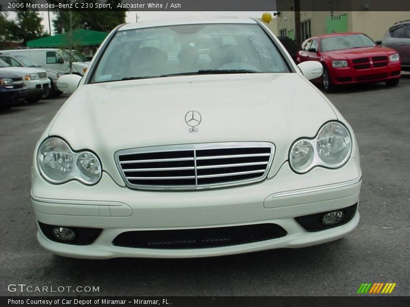 Alabaster White / Ash 2006 Mercedes-Benz C 230 Sport