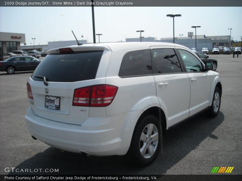 Stone White / Dark Slate Gray/Light Graystone 2009 Dodge Journey SXT