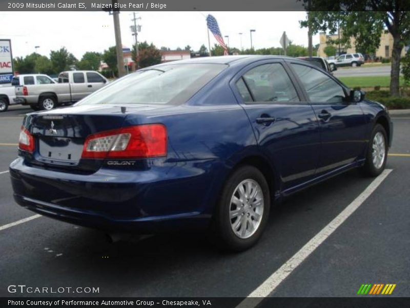Maizen Blue Pearl / Beige 2009 Mitsubishi Galant ES