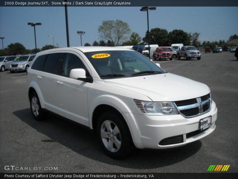 Stone White / Dark Slate Gray/Light Graystone 2009 Dodge Journey SXT