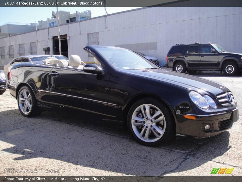 Black / Stone 2007 Mercedes-Benz CLK 350 Cabriolet