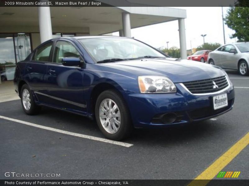 Maizen Blue Pearl / Beige 2009 Mitsubishi Galant ES