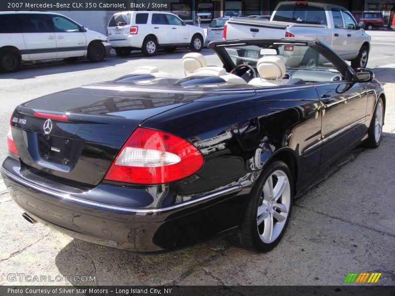 Black / Stone 2007 Mercedes-Benz CLK 350 Cabriolet