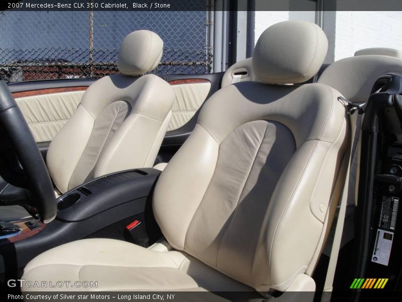 Black / Stone 2007 Mercedes-Benz CLK 350 Cabriolet