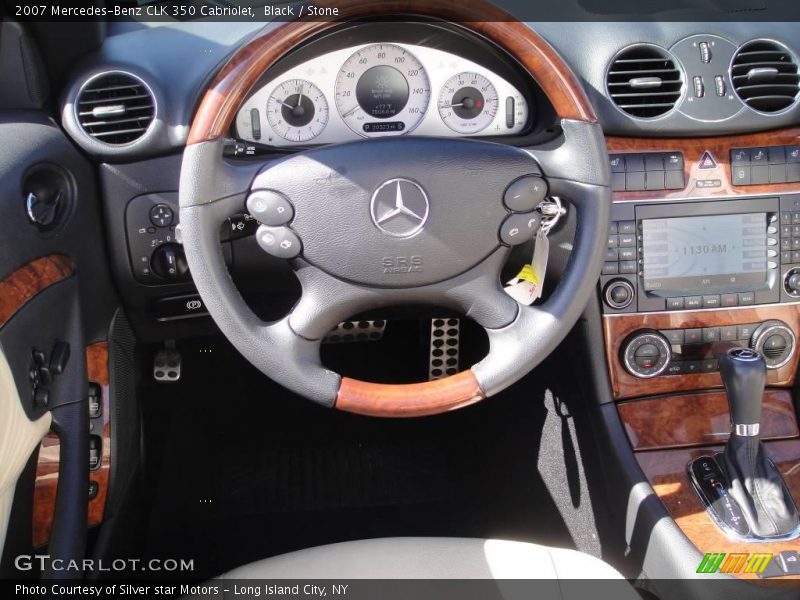 Black / Stone 2007 Mercedes-Benz CLK 350 Cabriolet
