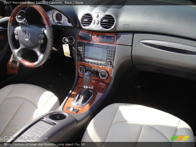 Black / Stone 2007 Mercedes-Benz CLK 350 Cabriolet
