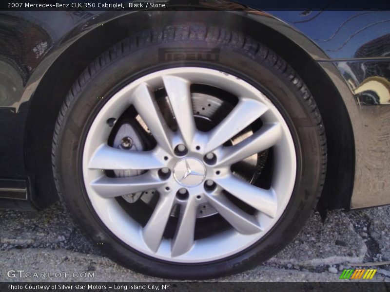 Black / Stone 2007 Mercedes-Benz CLK 350 Cabriolet