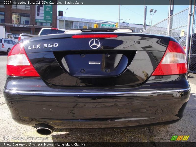Black / Stone 2007 Mercedes-Benz CLK 350 Cabriolet