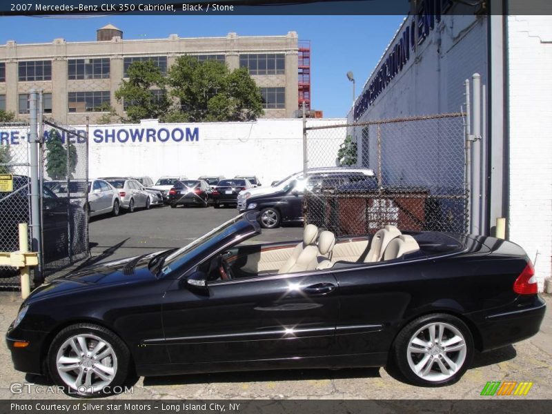 Black / Stone 2007 Mercedes-Benz CLK 350 Cabriolet