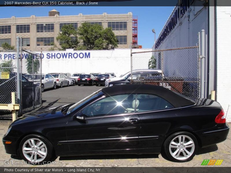 Black / Stone 2007 Mercedes-Benz CLK 350 Cabriolet