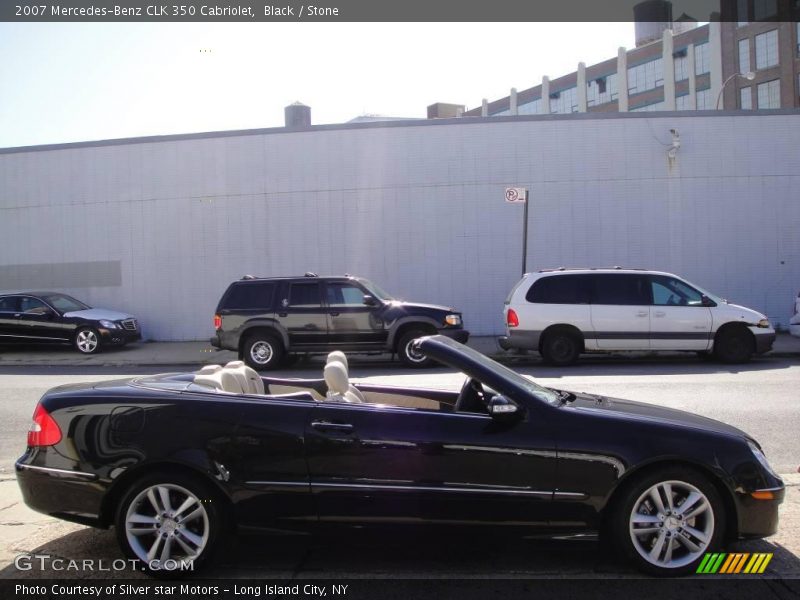 Black / Stone 2007 Mercedes-Benz CLK 350 Cabriolet