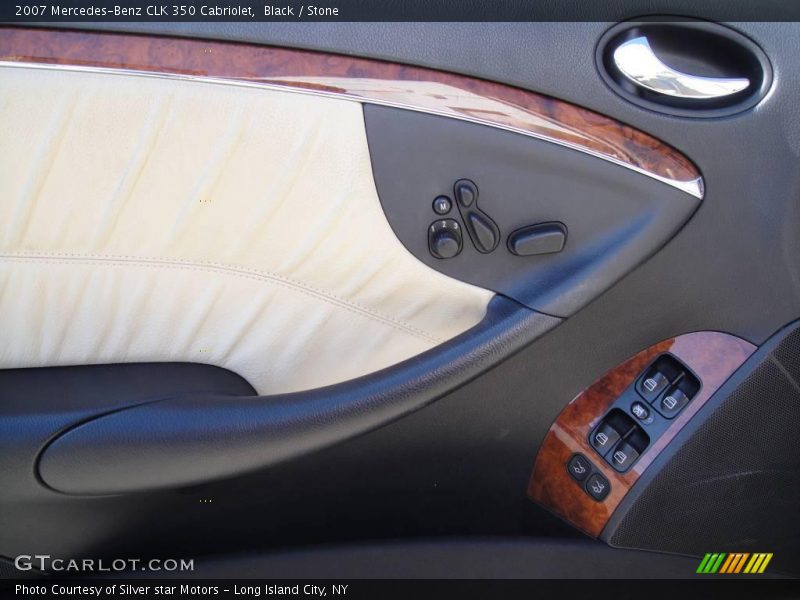 Black / Stone 2007 Mercedes-Benz CLK 350 Cabriolet