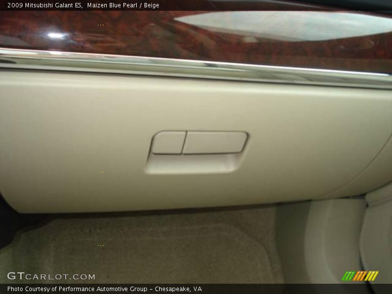 Maizen Blue Pearl / Beige 2009 Mitsubishi Galant ES