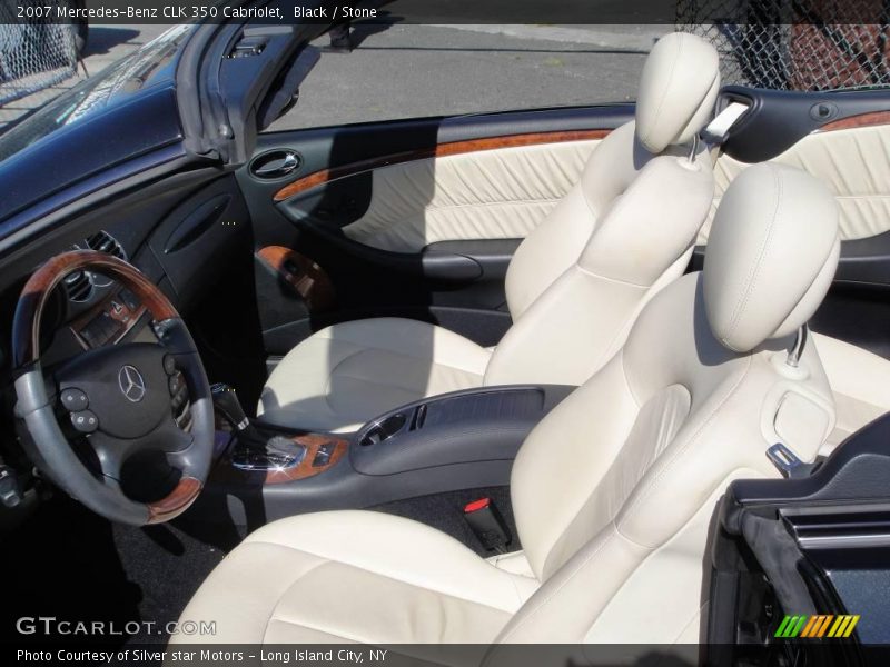 Black / Stone 2007 Mercedes-Benz CLK 350 Cabriolet