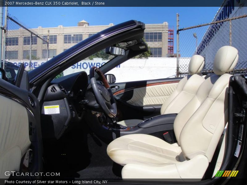 Black / Stone 2007 Mercedes-Benz CLK 350 Cabriolet