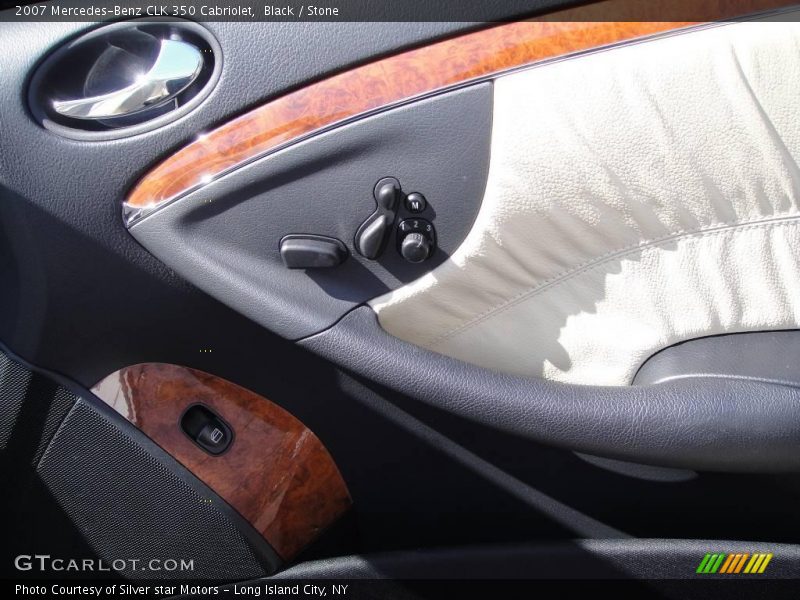 Black / Stone 2007 Mercedes-Benz CLK 350 Cabriolet