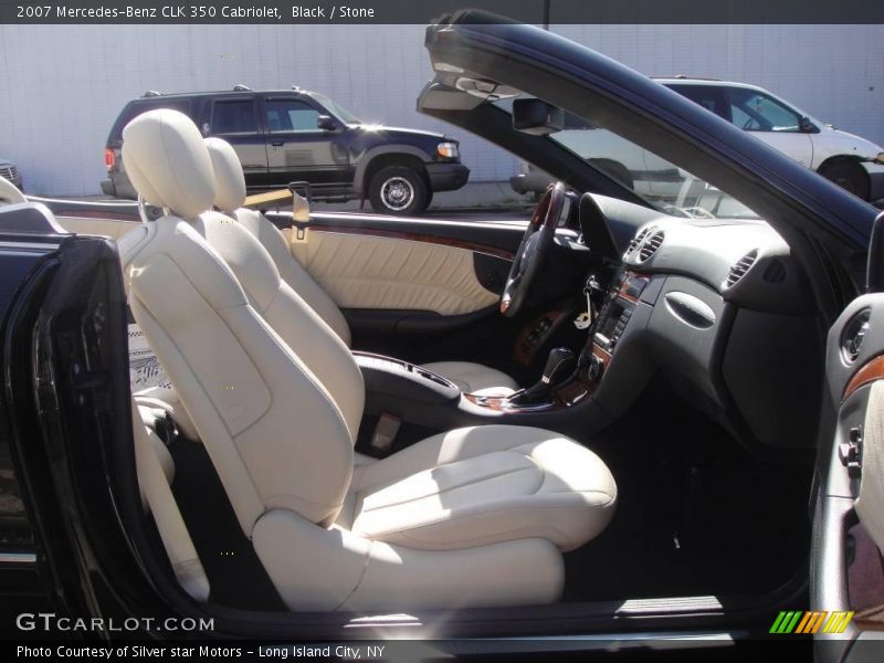 Black / Stone 2007 Mercedes-Benz CLK 350 Cabriolet