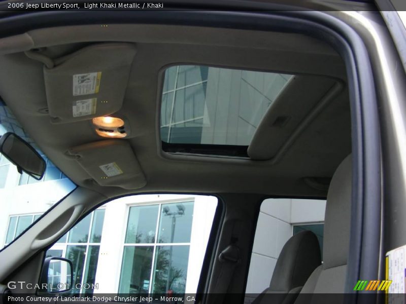 Light Khaki Metallic / Khaki 2006 Jeep Liberty Sport