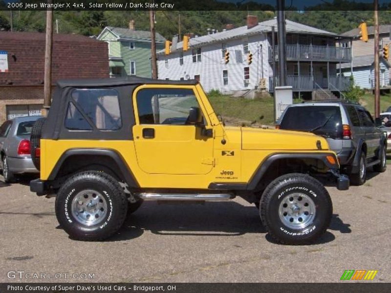 Solar Yellow / Dark Slate Gray 2006 Jeep Wrangler X 4x4