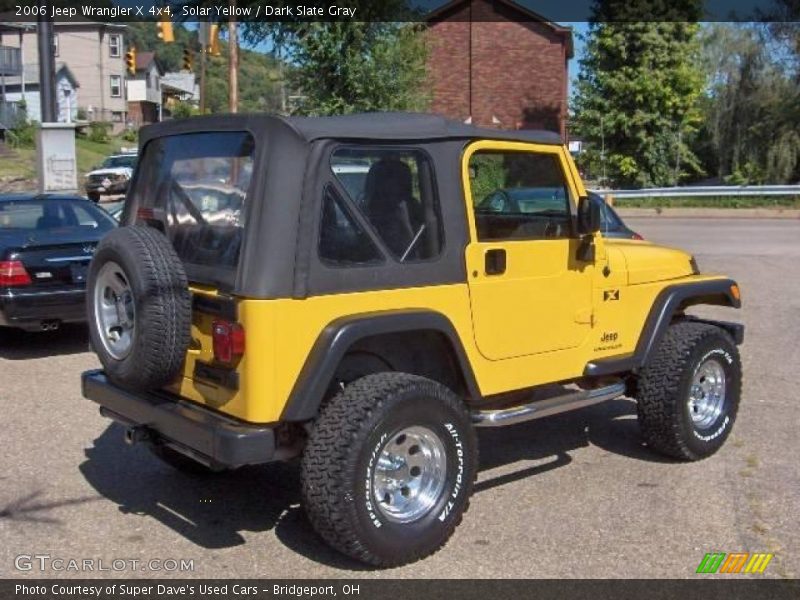 Solar Yellow / Dark Slate Gray 2006 Jeep Wrangler X 4x4