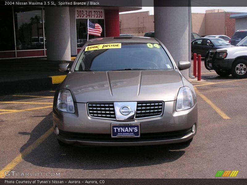 Spirited Bronze / Black 2004 Nissan Maxima 3.5 SL