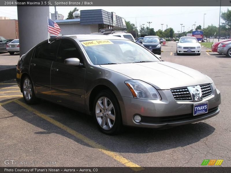 Spirited Bronze / Black 2004 Nissan Maxima 3.5 SL