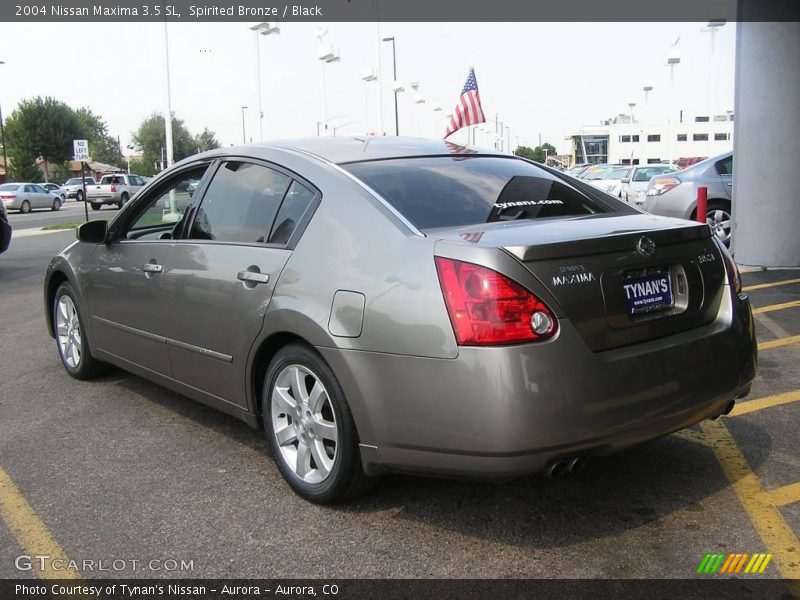 Spirited Bronze / Black 2004 Nissan Maxima 3.5 SL