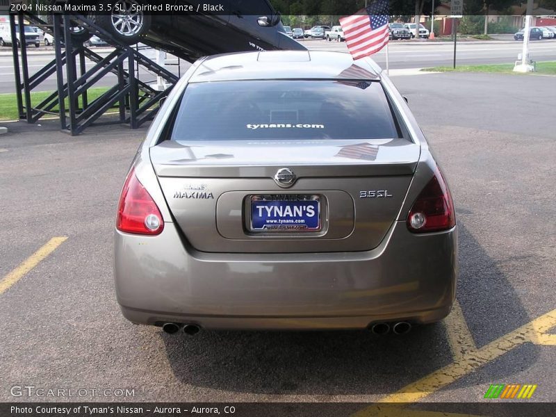 Spirited Bronze / Black 2004 Nissan Maxima 3.5 SL