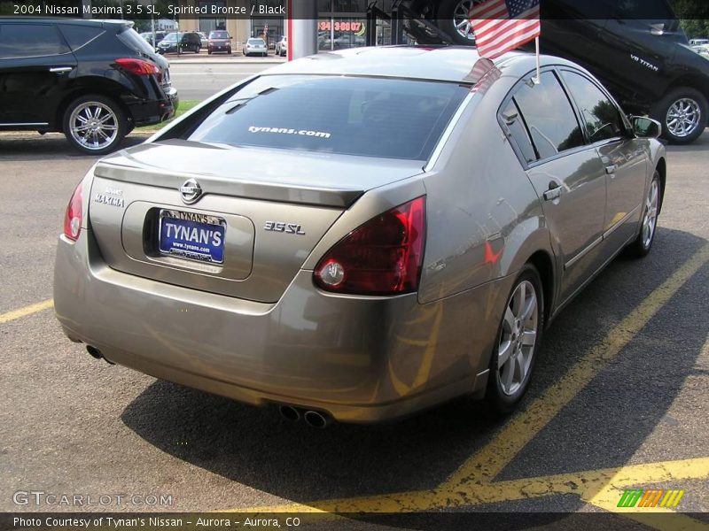 Spirited Bronze / Black 2004 Nissan Maxima 3.5 SL